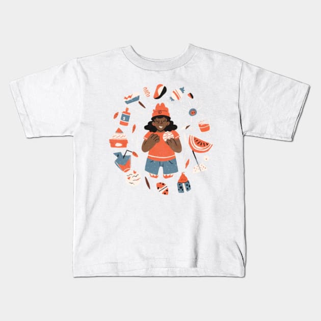 salt Kids T-Shirt by Biboucreative